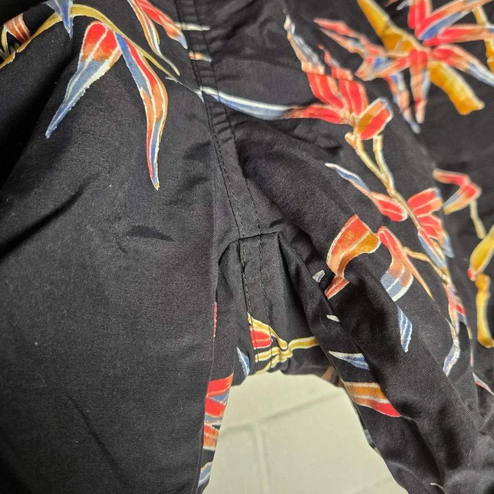 Stussy Bamboo Floral Print‎ Swim Trunks Mens Small Board Shorts Tropical Pool